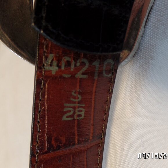 Brighton Women's Greco-Roman Leather Belt Museum Collection S21003 Beautiful Blk - Picture 11 of 16